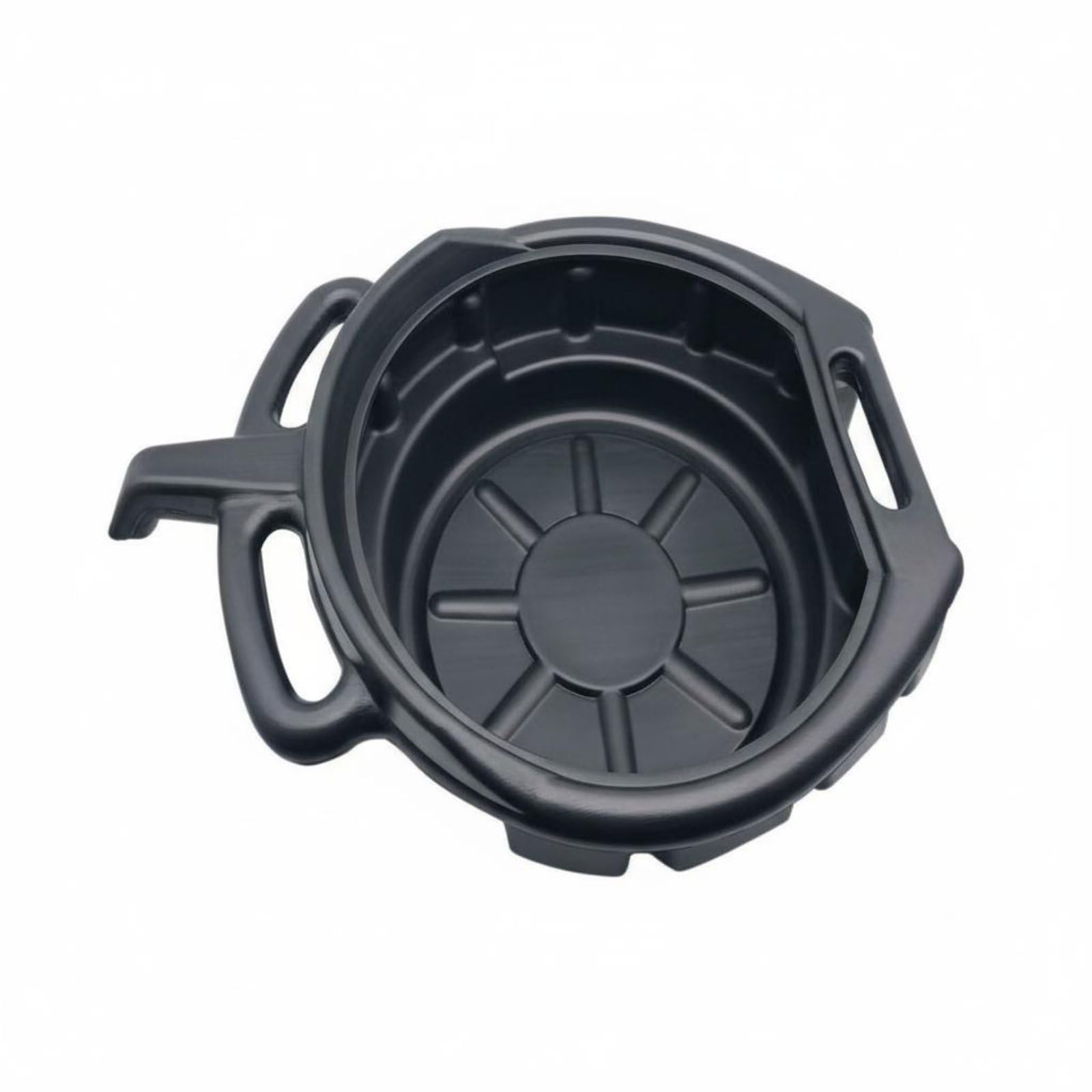 Vaschetta Raccolta Olio per Cambi Manico Comfort Bocca Versatile Antispreco Capacità Struttura Ergonomica in PP Adatta a Uso Professionale Domestico Garage, 15L