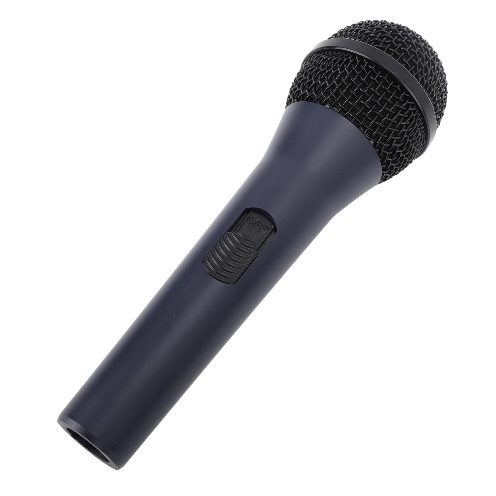 Mikrofon przewodowy do śpiewania, dynamiczny mikrofon wokalny z metalową siatką, mikrofon ręczny z wyważonym wyjściem, ergonomiczny uchwyt do karaoke, występów na żywo, mowy na świeżym