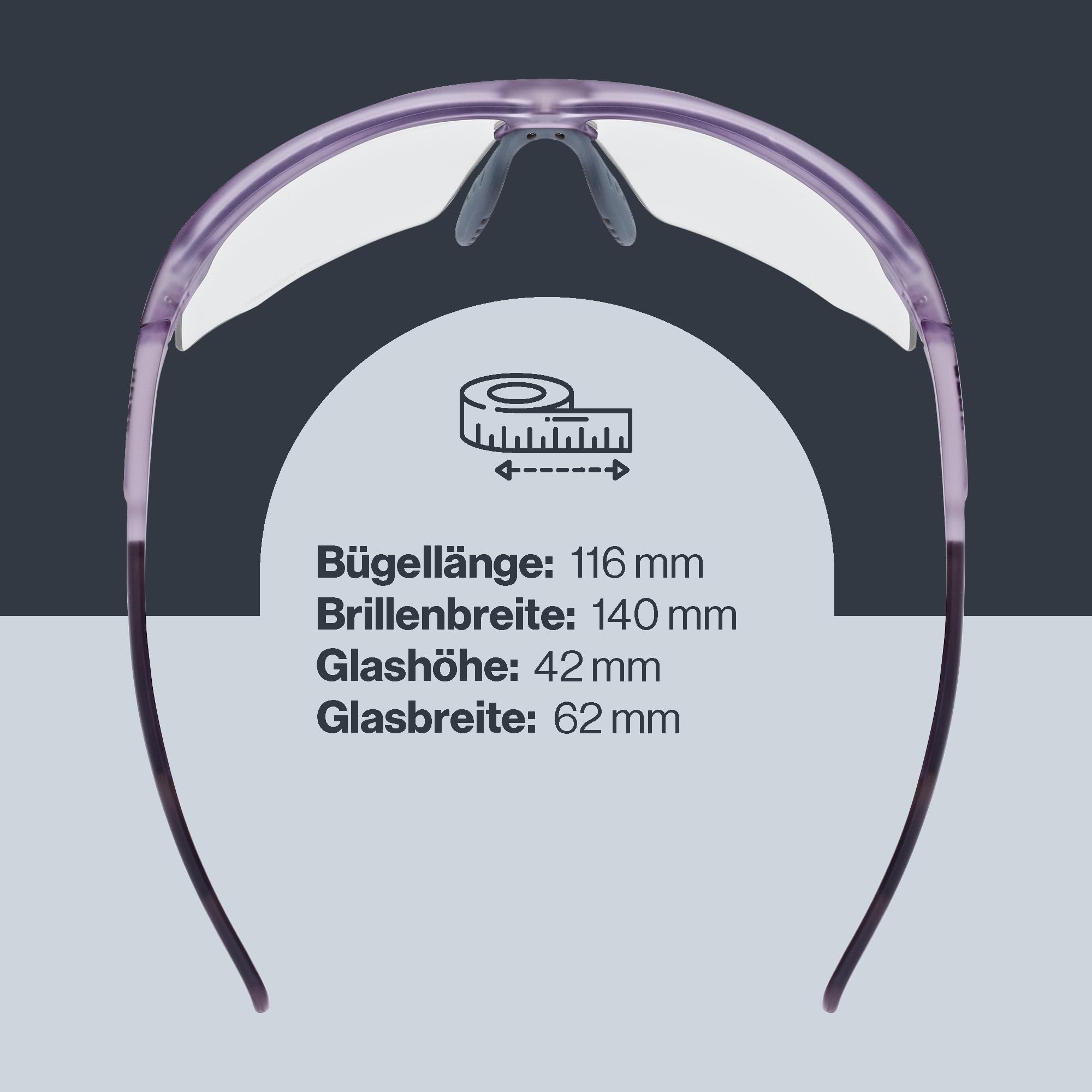 Uvex Damen Aerios S V Sportbrille (1er Pack)