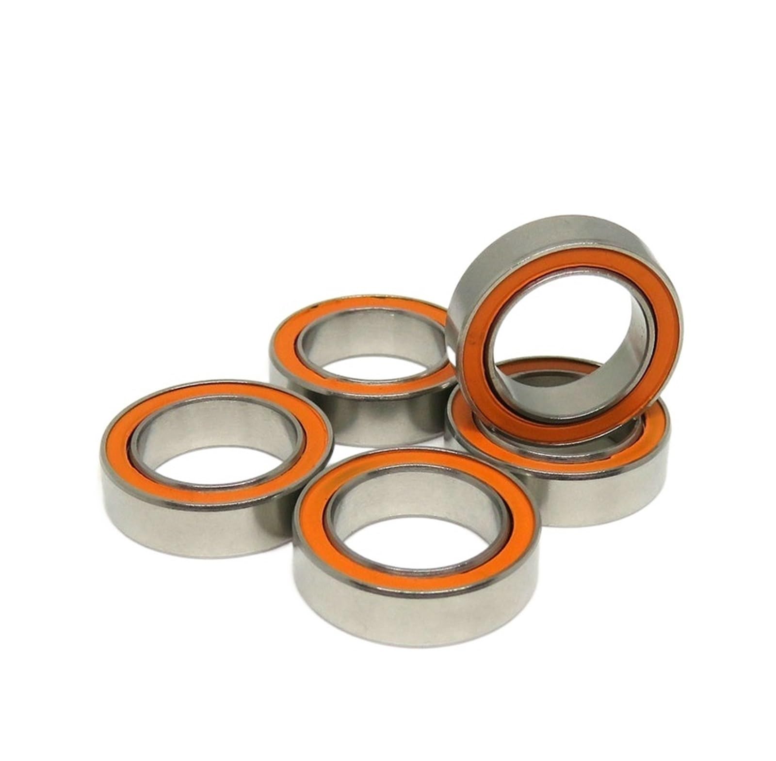HYUJNAFZR Bimetal Seal Shield Micro deep Groove Bearing 1pcs S6702C-2OS 15x21x4mm Hybrid Ceramic Ball Bearing