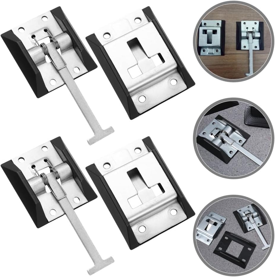 4sets Rv Door Holders Cargo Trailer Door Latch for Easy Installation Campers and Trailers Enhanced Security for Trucks and Containers