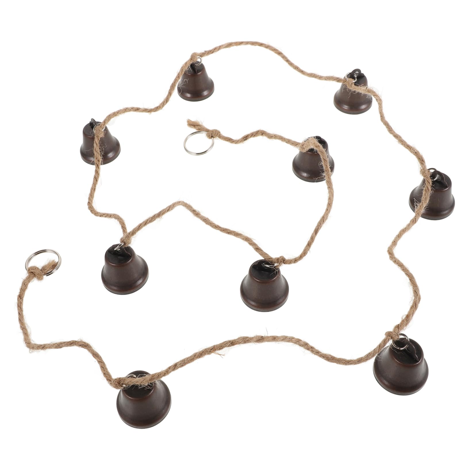 Garneck String Small Bells for Crafts Vintage Bells Wind Chimes Iron Rain Bell