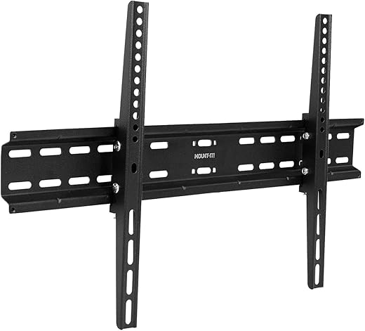 Mount-It! Tilting TV Wall Mount | 2" Low Profile | Fits Large Flat Screen TVs | VESA Compatible | 77 lb Capacity