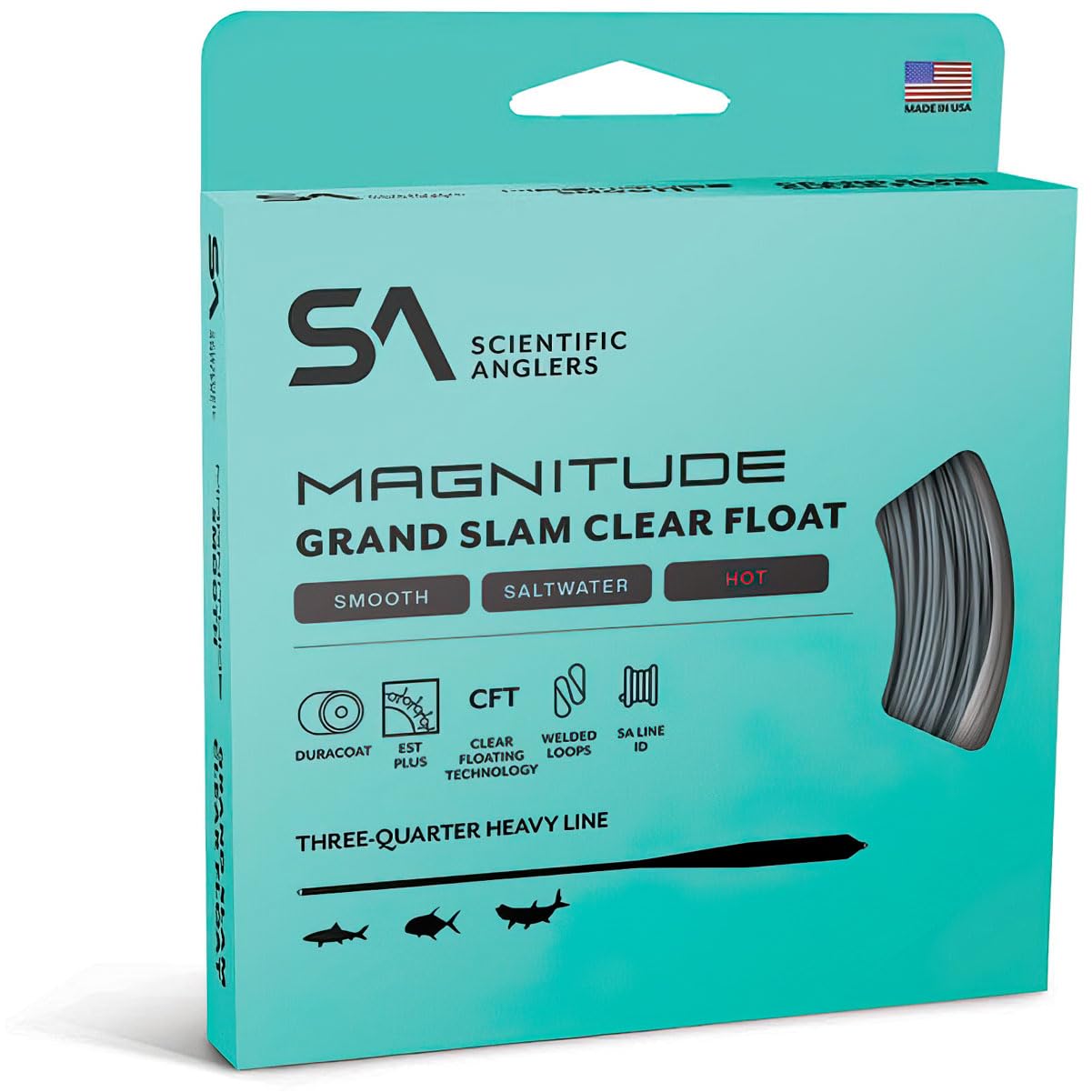 Scientific Anglers SA Magnitude Smooth Grand Slam 10 Clear Float Tip 10 wt