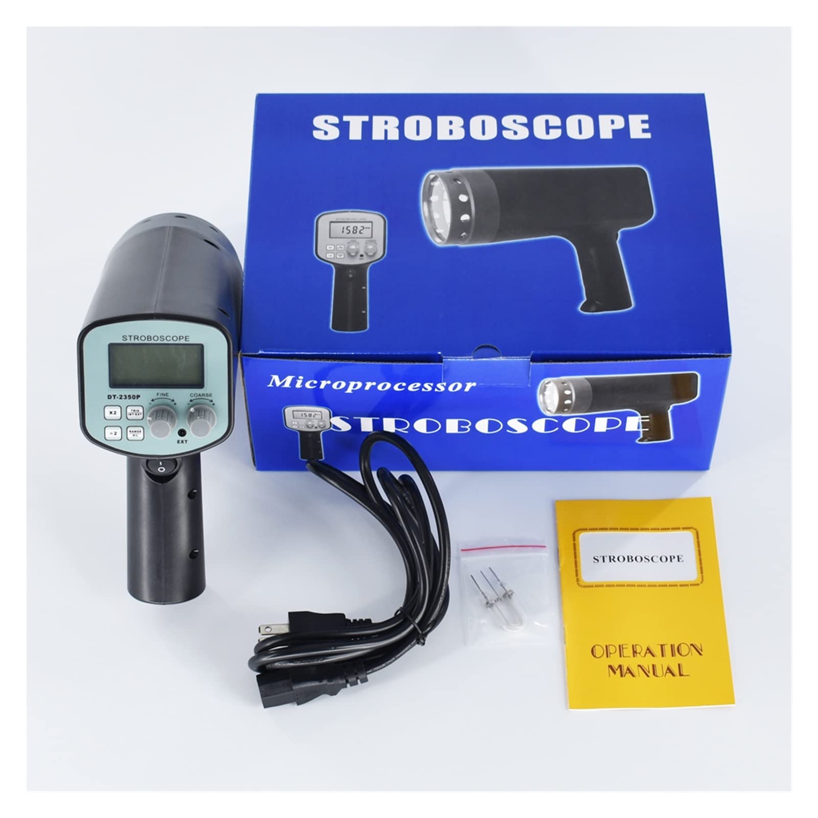Cyfrowy stroboskop ręczny DT-2350pa przenośny DOPROWADZIŁO Flash Strobe Tachometr o wysokiej rozdzielczości Analizator prędkości tachometru dla spinu zębate, Moduł Technologiczny