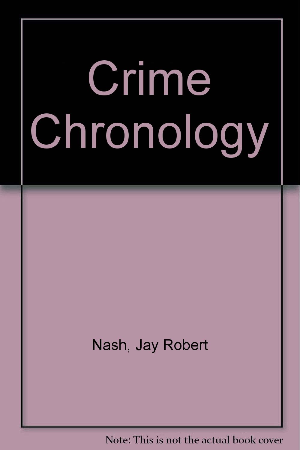 Buy Crime Chronology — BookShops.in