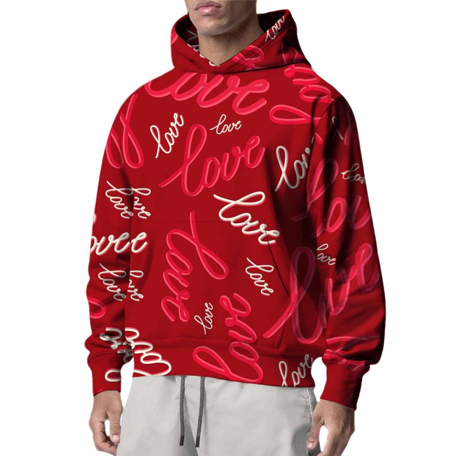 Sudaderas de hombre para feminista con capucha m estilo san valentin 8