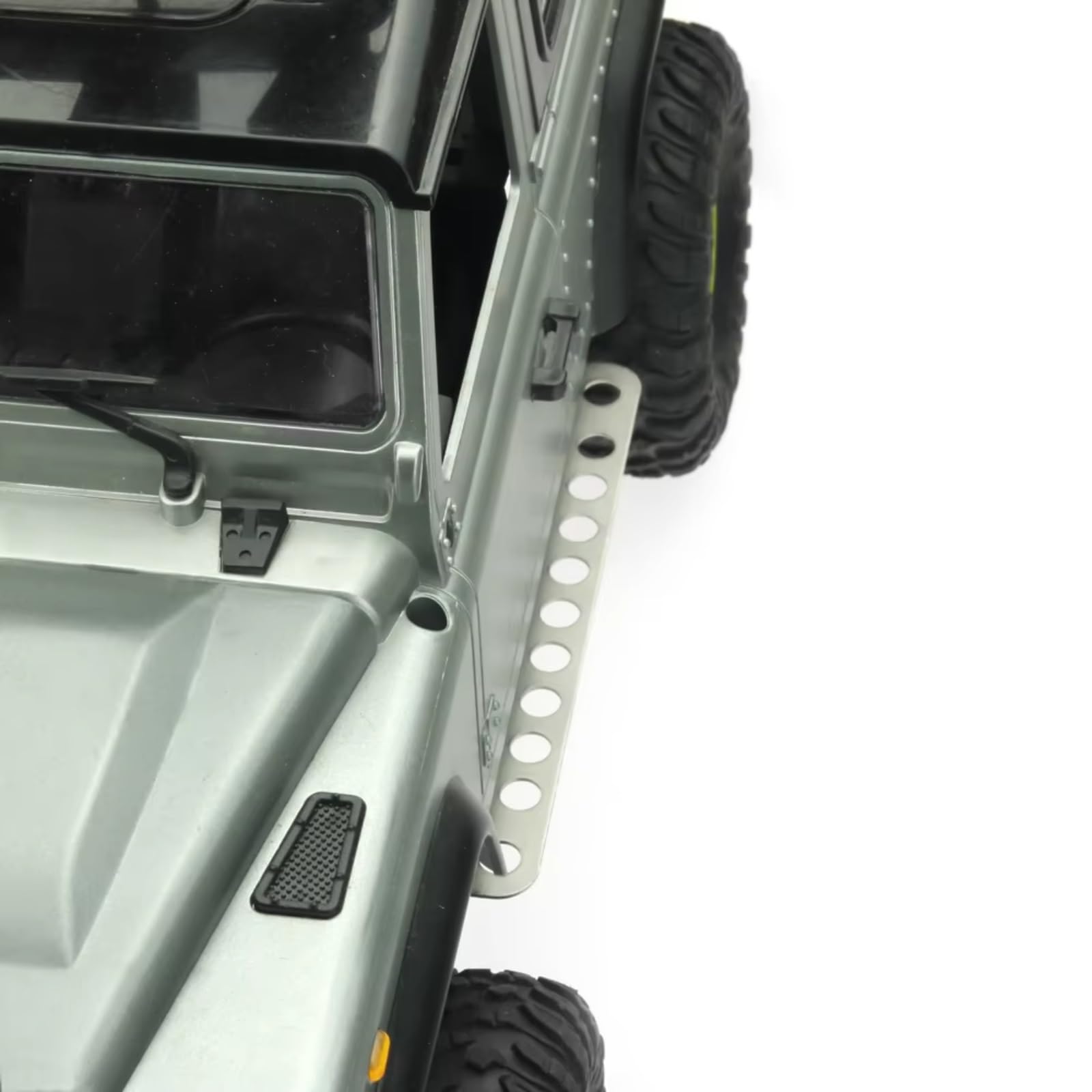 Per MN D90 D91 D96 Per MN98 Per MN99S 2 Pezzi 1/12 Pedale Laterale In Metallo Per Rock Sliders RC Auto Veicoli Cingolati Parti Accessori Ricambio Componenti Telaio Rc
