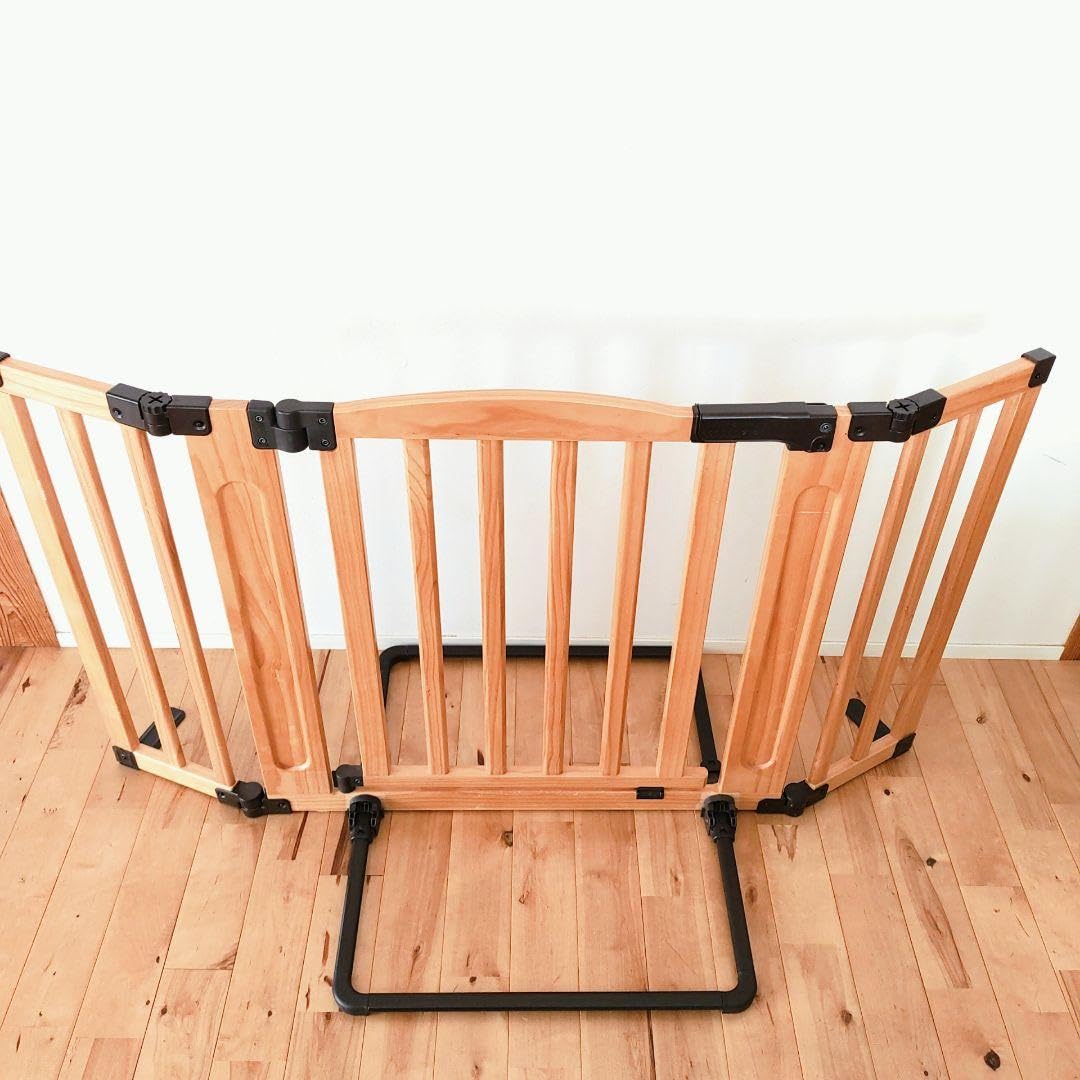 清掃済　日本育児　おくだけドアーズМサイズ　木製　woody ベビーゲート Amazon.co.jp: 日本育児 おくだけドアーズWOODYII Sサイズ