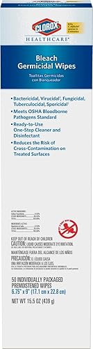 Miniatura 10 de Clorox 30358 Paquete de 110 toallas germicidas con lavandina para el cuidado de la salud 1 Blanco 1