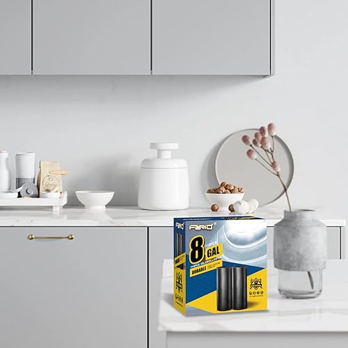 Miniatura 7 de Bolsas de basura pequeñas  Bolsas de basura de 2.6 galones FORID bolsa de basura para baño, dormitorio, hogar, cocina, oficina, 90 unidades, de