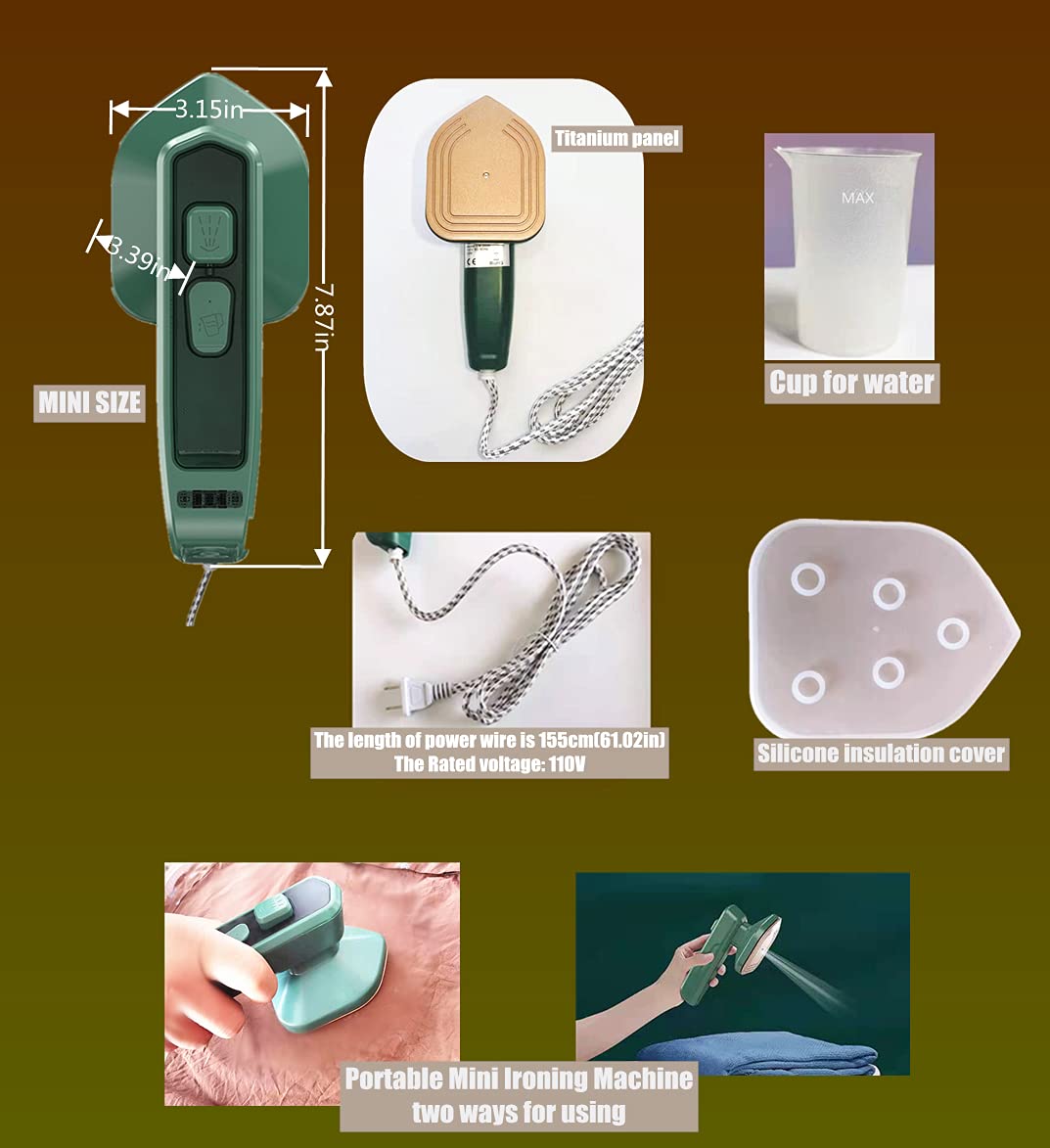 portable garment ironing machine