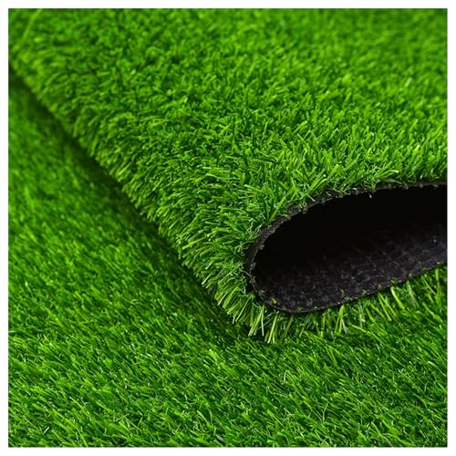 Tappeto di Erba Artificiale Realistico 50x700 cm - Tappeto in Erba Sintetica per Interni/Esterni, Ideale per Giardini, patii e Aree Gioco - Soluzione di Erba Verde Facile da Pulire