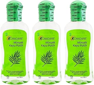 minyak Kayou Putih Cajuput Oil, 125 ml (3 bottles)