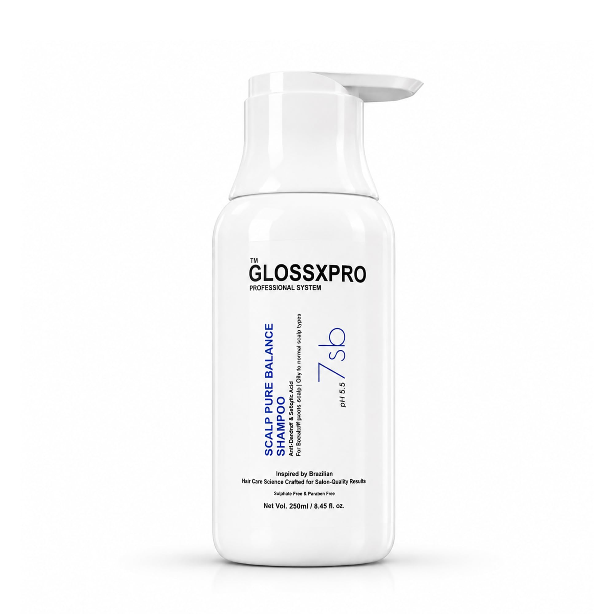 GLOSS X PRO Scalp Pure Balance Shampoo pH 5.5 for Oily, Dry & Sensitive Scalp | Gentle Anti-Dandruff & Oil Control Shampoo | Helps Reduce Irritation, Buildup & Dryness for Healthy Scalp-image-31
