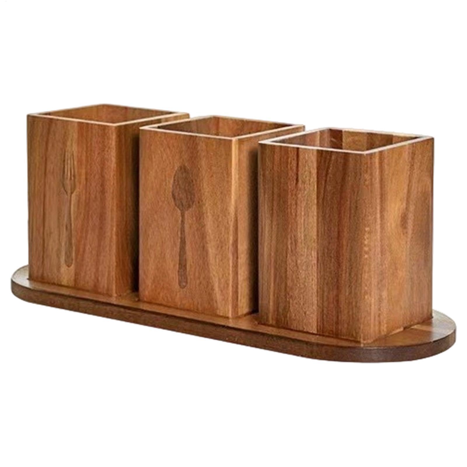 Soporte para utensilios de almacenamiento compartimentado con base