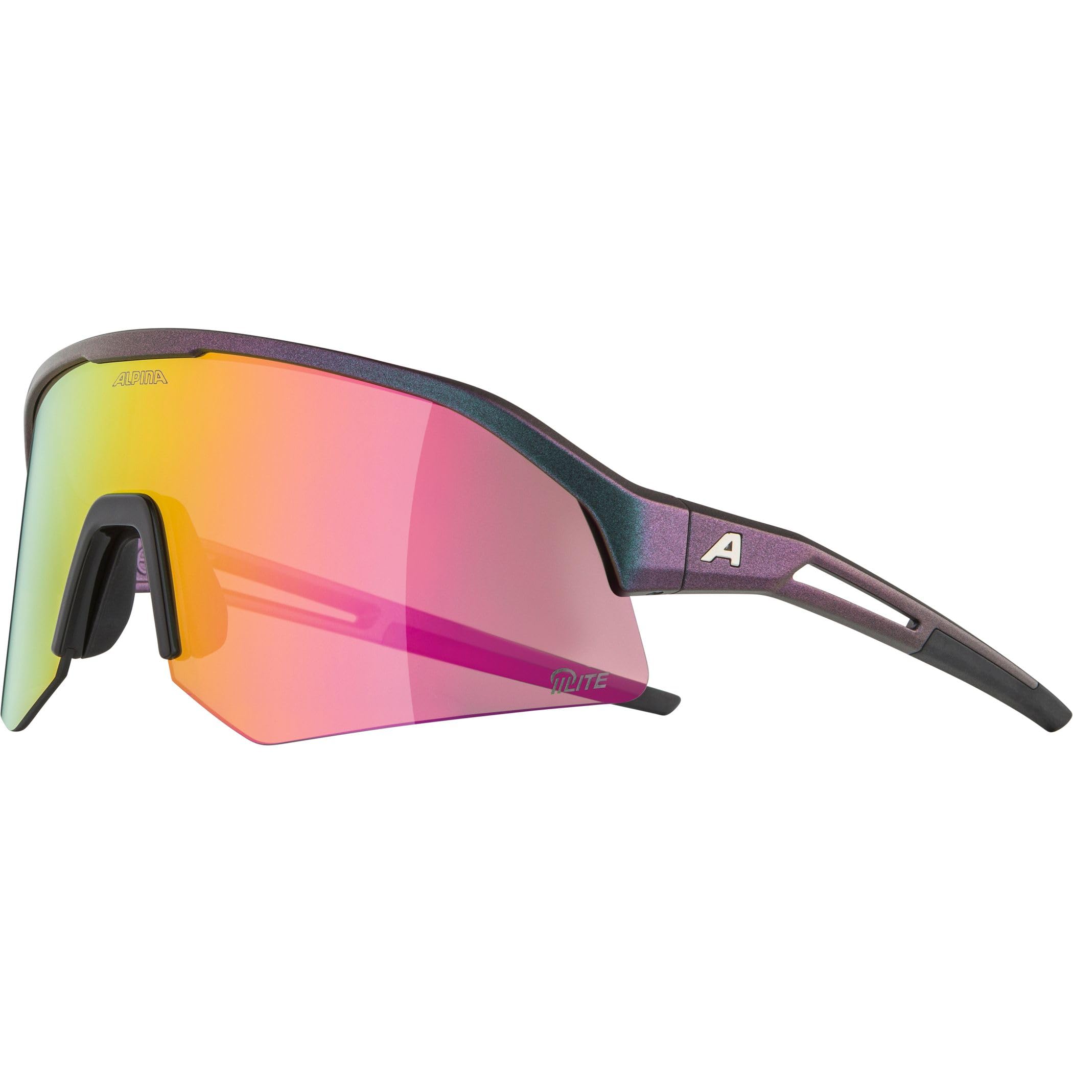 Alpina Unisex Sonic HR Q-LITE - Stylische Sportbrille, schnelle Brille für Damen und Herren