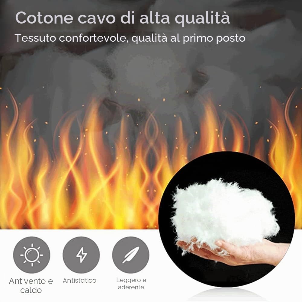 Bseical Gilet Riscaldato Uomo Flamevest, Giubbotto Termico Riscaldato Donna, Vestito Elettrici Riscaldati, Giacca Riscaldata Usb Pesca Moto Lavoro Smart Invernale