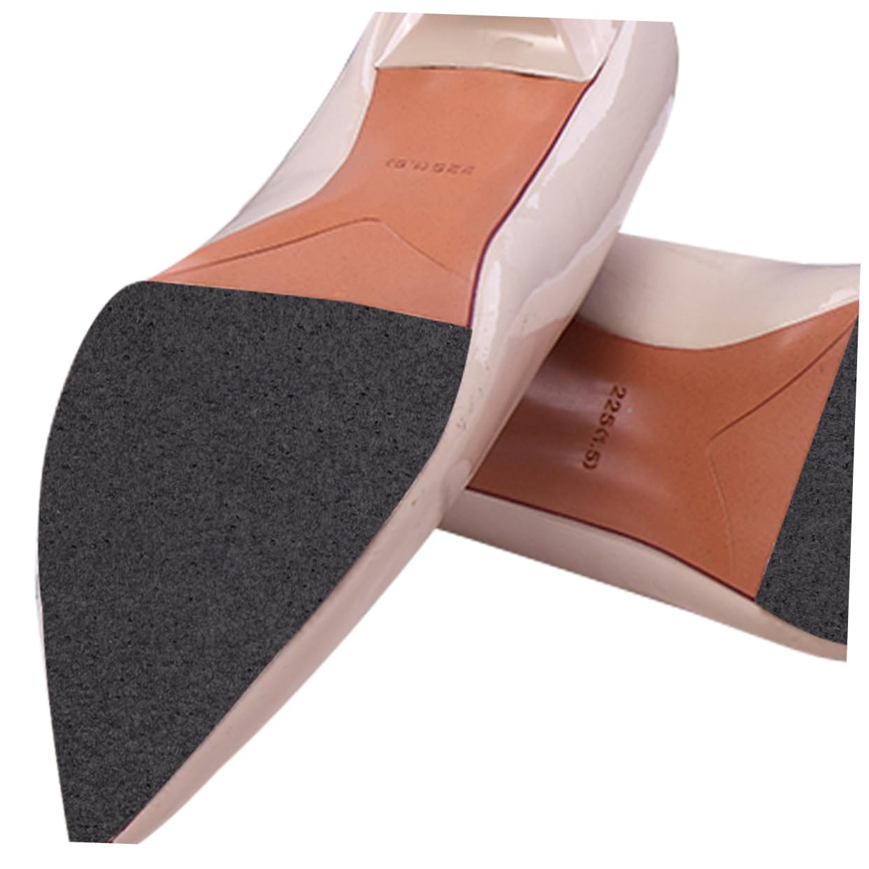 Ipetboom 3piezas Calcomanías Antideslizantes Para Zapatos Stickers De Para Altos y Botas Resistencia Al Desgaste Fácil Aplicación y Reducción De Ruido Negro
