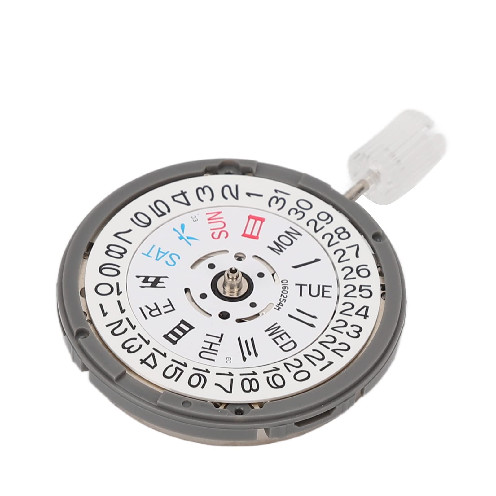 KIMISS Movimiento de Reloj Mecánico Automático NH36 con Calendario de Fecha y Día - Accesorio de Repuesto para Reparación de Relojes