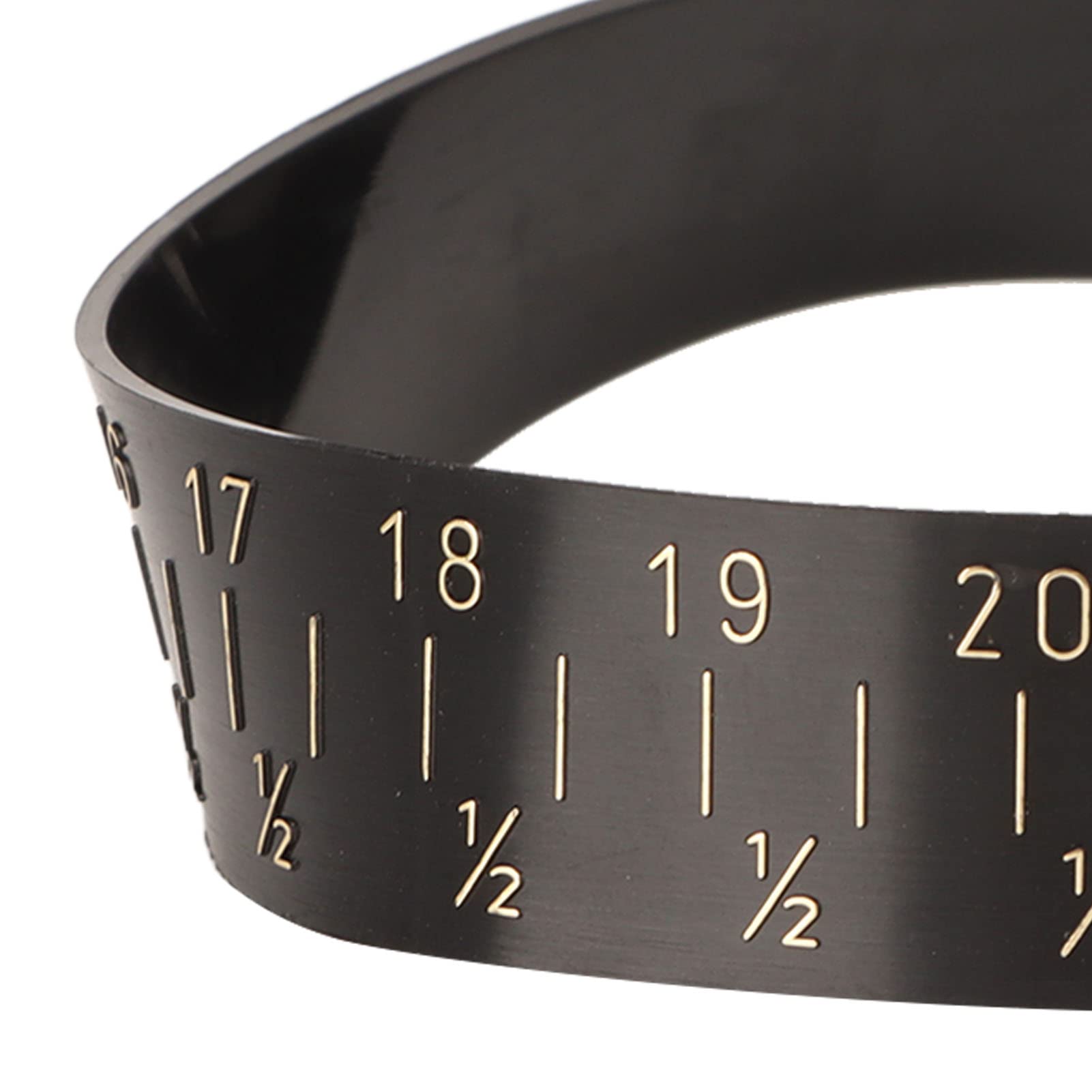 Calibro per Braccialetti 15-25 mm Misuratore Doppia Scala Plastica Strumento Dimensionamento Bracciali
