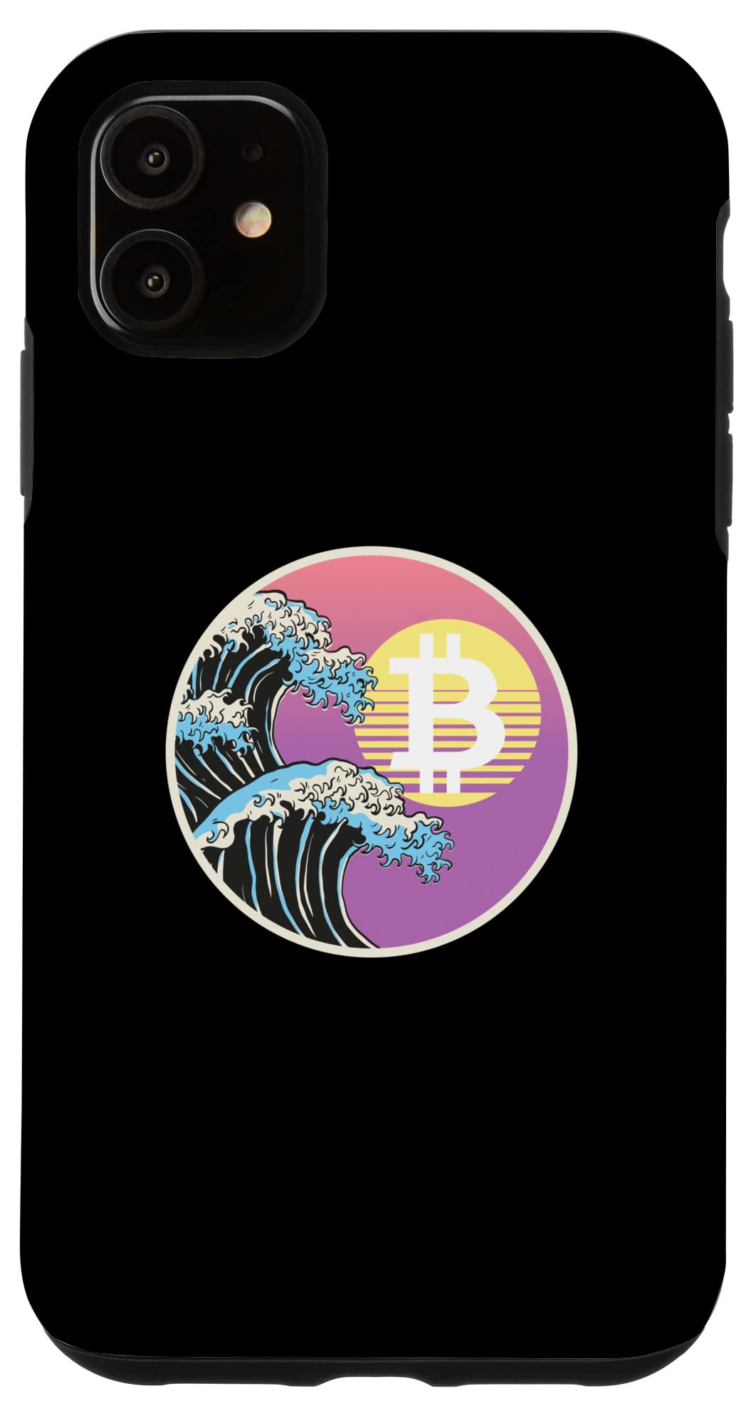 Amazon.co.jp: iPhone 11 ビットコイン 日本アート波型暗号通貨ロゴ スマホケース : 家電＆カメラ