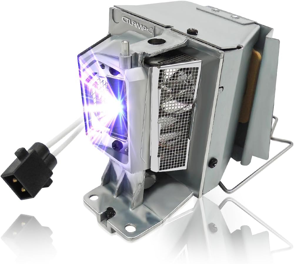 Original 725-BBDM OEM Replacement Projector Lamp Bulb with Housing Compatible with Dell 4350 FGXX4