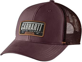 Carhartt Mens 105971 Canvas Mesh-Back Outlast Patch Cap