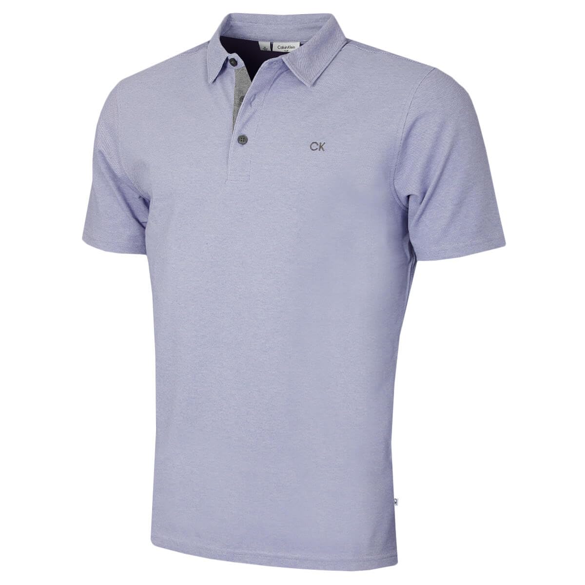 Calvin Klein Men's Lilac Prep Campus Oxford Polo Shirt - Xl