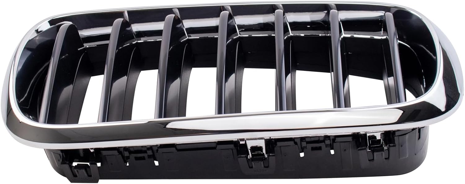 TRQ Front Left Upper Grille Compatible with 2014-2018 BMW X5