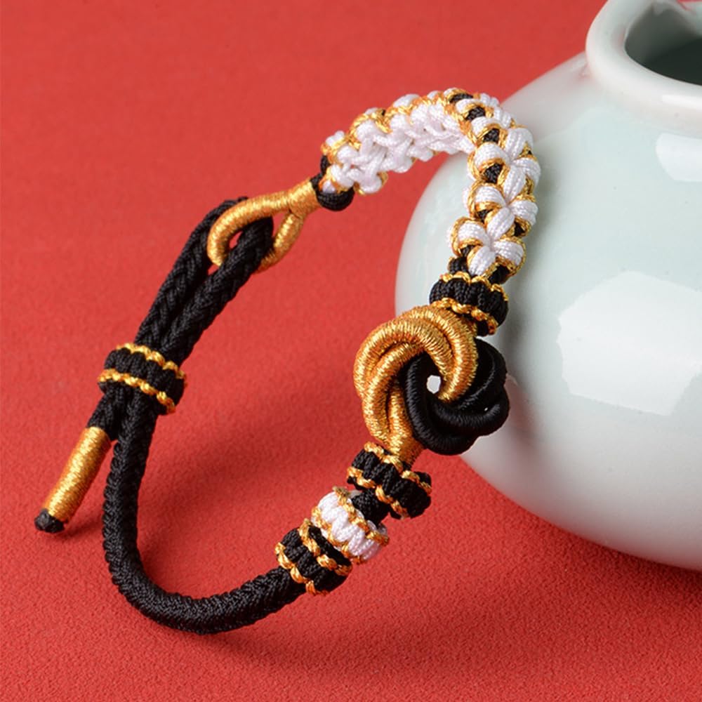 Atiptu To My Granddaughter Bracelets A Link That Can Never Be Undone Peach Blossom Knot Bracelet Granddaughter Bracelet from Grandma Adjustable Braided Bracelets for Women - Image 2