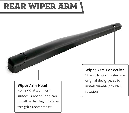 Miniatura 4 de Juego de tuercas de repuesto para limpiaparabrisas trasero Lincoln Navigator 2016-2017, Ford Expedition 2016-2017 Conjunto de accesorios de cubierta