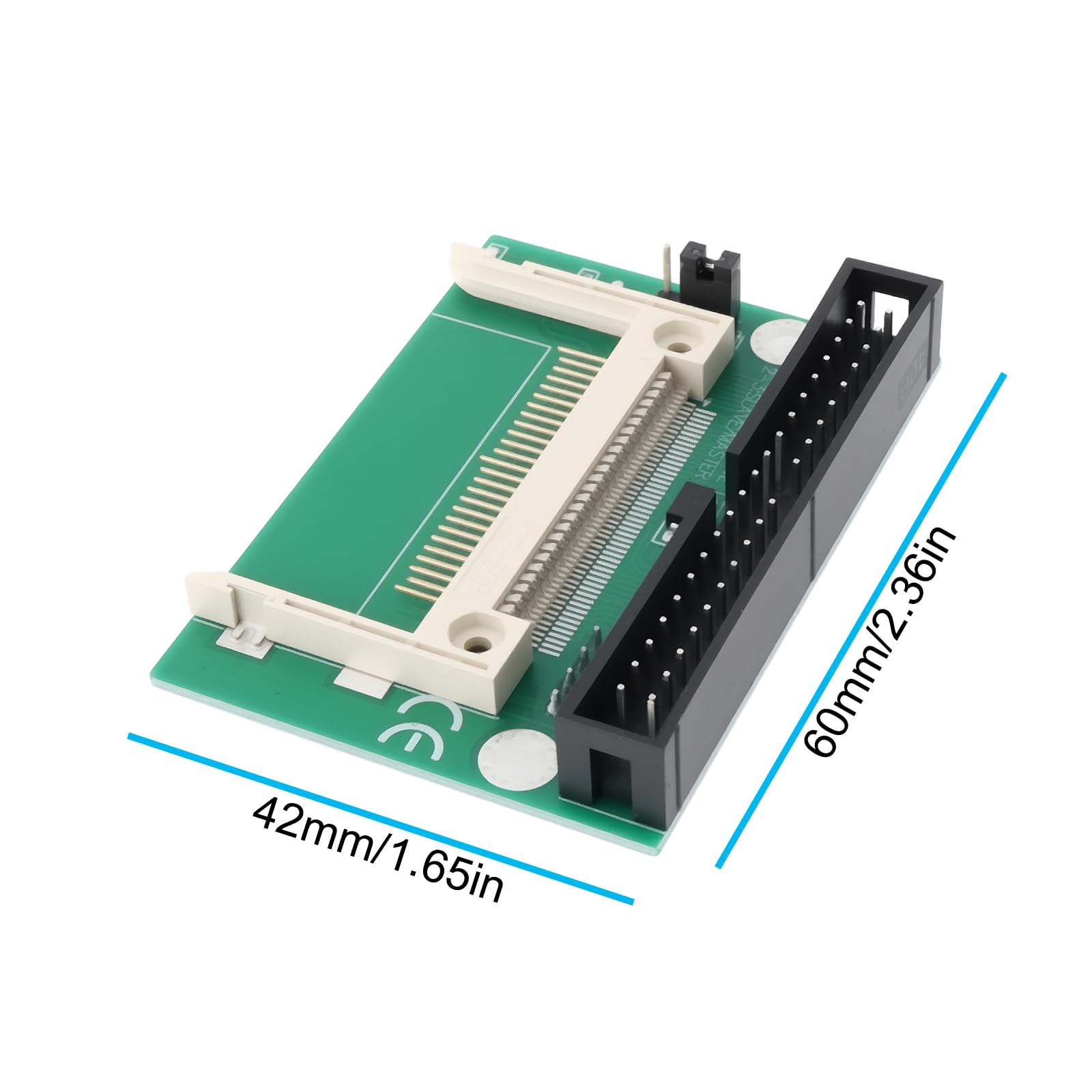 Lot de 2 adaptateurs pour carte CF vers IDE40 broches pour sac d'appareil photo d'ordinateur
