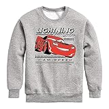 Disney - Cars - Lightning McQueen I Am Speed - Toddler & Youth Crewneck Fleece Sweatshirt - Size 2T Athletic Heather
