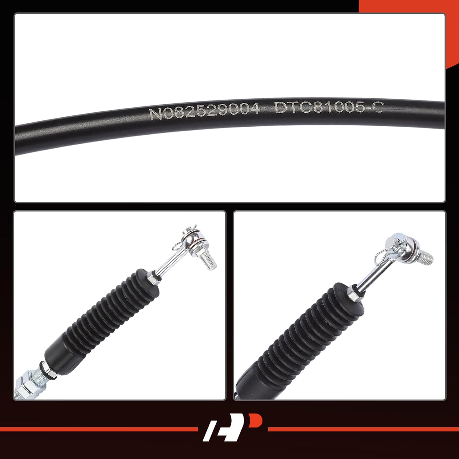 A-Premium 75.39 inch Automatic Transmission Detent Cable Compatible with Polaris Ranger 425 2004, Ranger 500 2004, Ranger TM 2004-2006