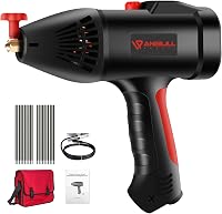 Anbull 140A Hordozható MMA Elektródás Hegesztőgép - 220V/3000W IGBT Inverteres Ívhegesztő, 1,5kg Ultrakönnyű, Digitális Kijelzővel, Túlmeleg 1