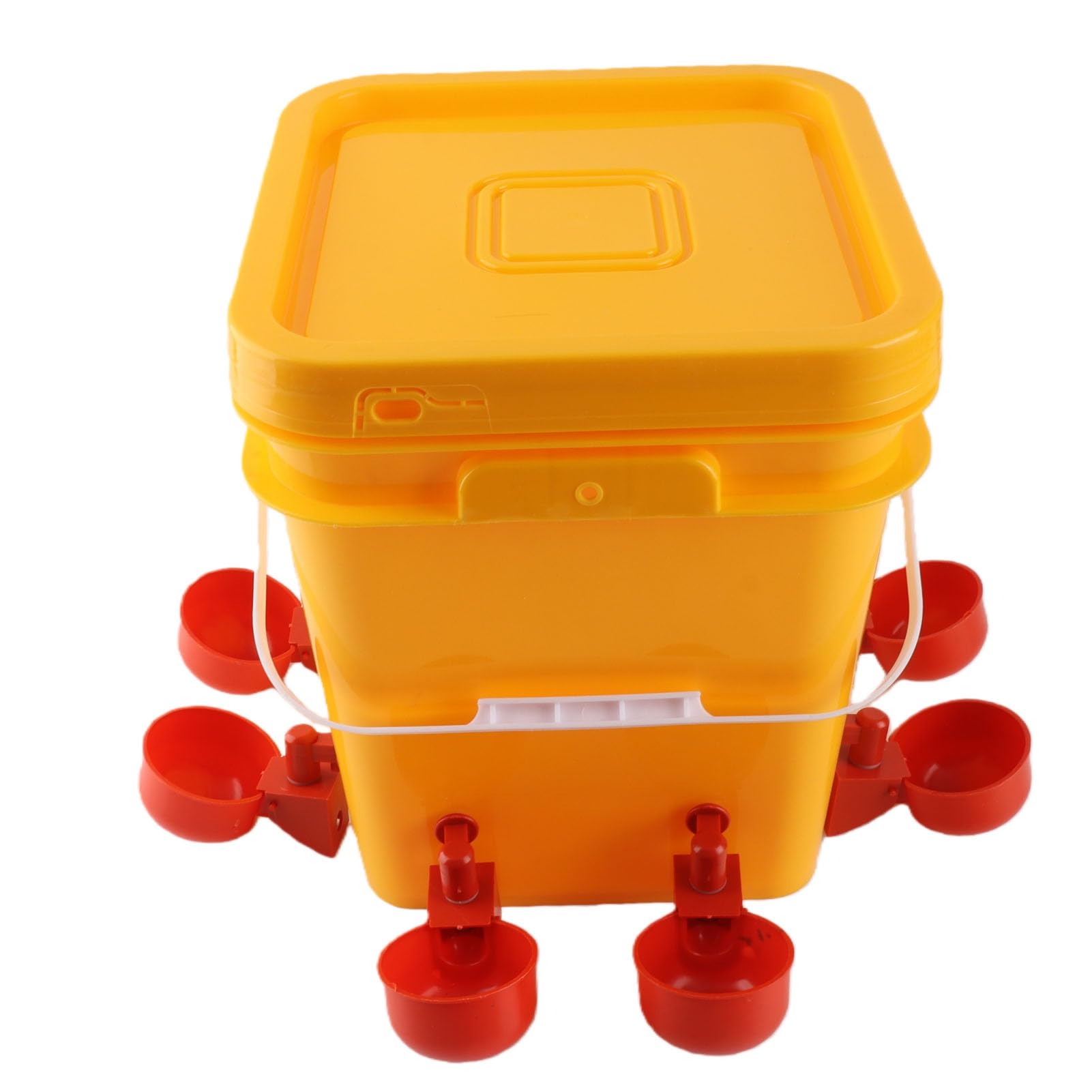 Bebedero Automático para Pollos con Barril de Mano de 12 litros, Equipo para Beber Aves de Corral para Pato Ganso, Bebederos para Pollos, Kit de Alimentador de Agua para