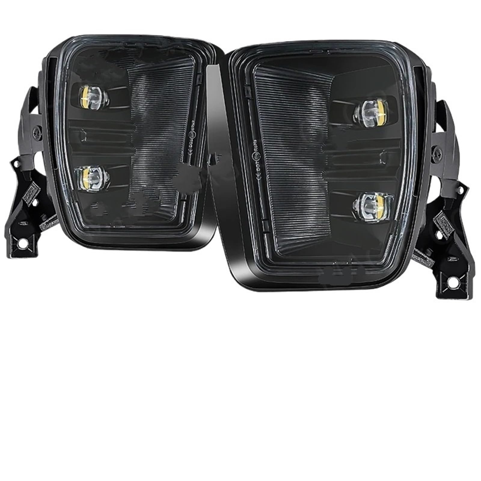 Phares antibrouillard LED étanches DRL bicolores Dodge Ram 1500 - 8