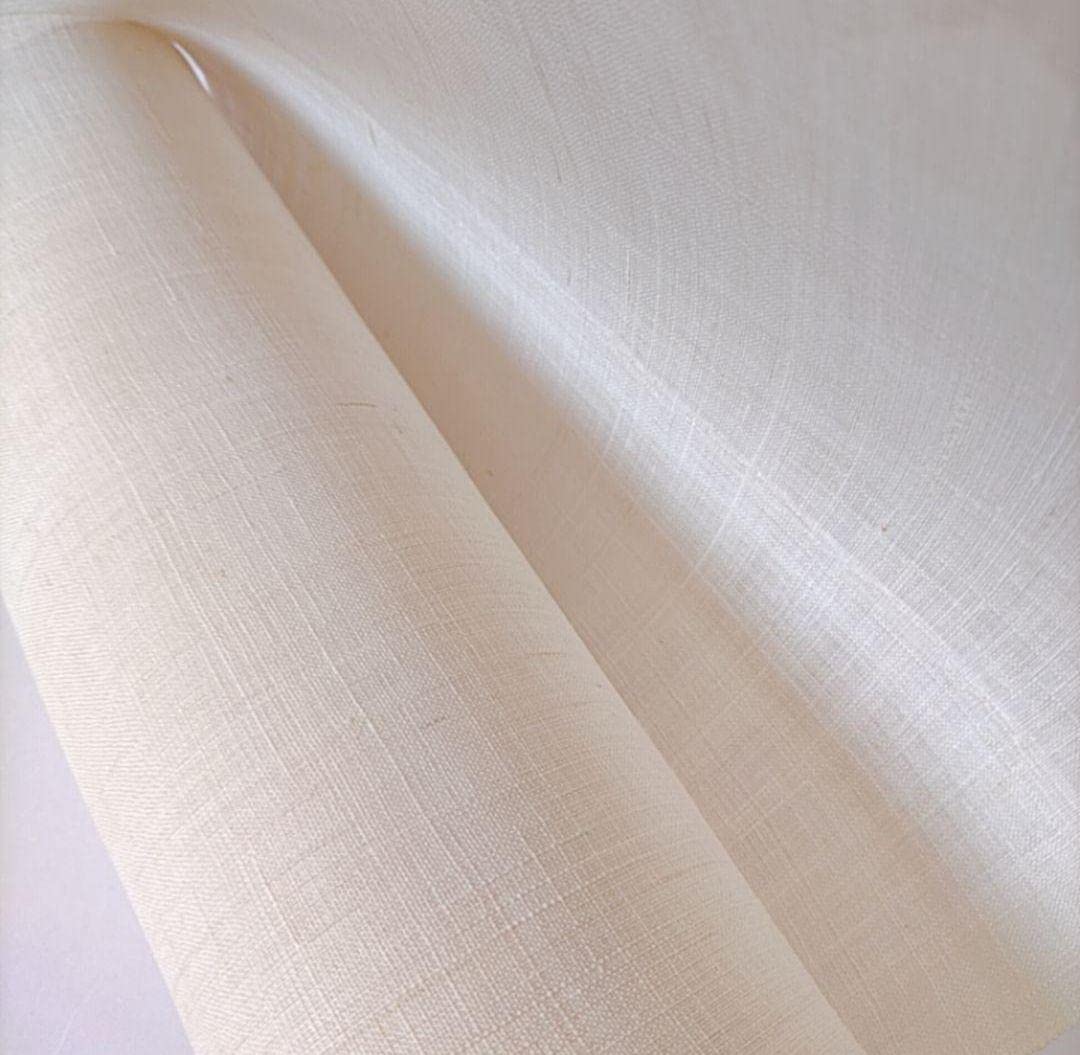 Amazon | ポジャギ モシ布 苧麻 麻布 アイボリー 100cm×31cm m-ib | 布