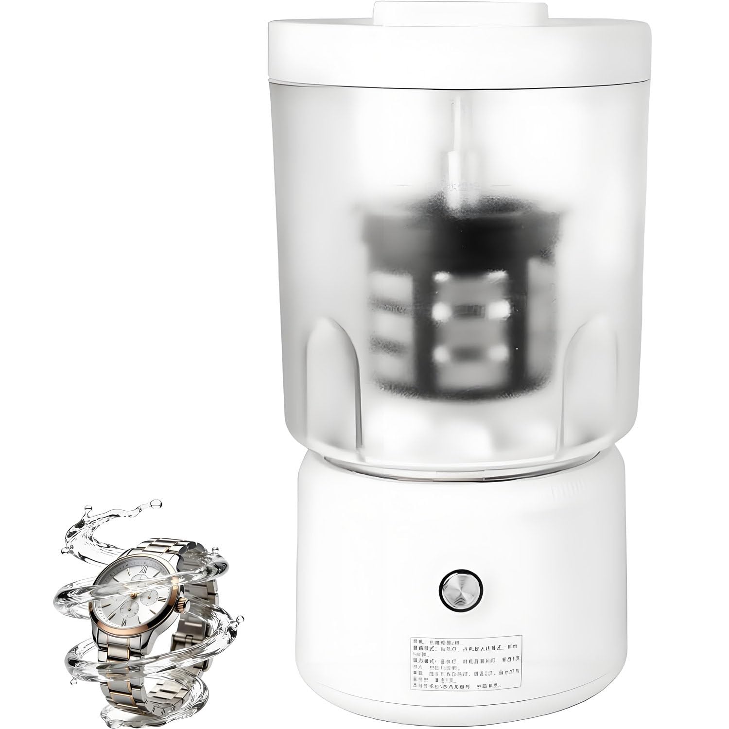 Limpiador Pro Piezas Reloj, 2 Modos Ajustables | Limpieza 360° con filtro de aceite. Para tornillos, correas, gafas. Estructura metálica ligera.