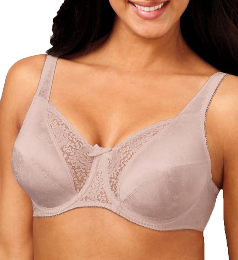 Women's Secrets Signature Floral Underwire Bra, Sandshell,42C