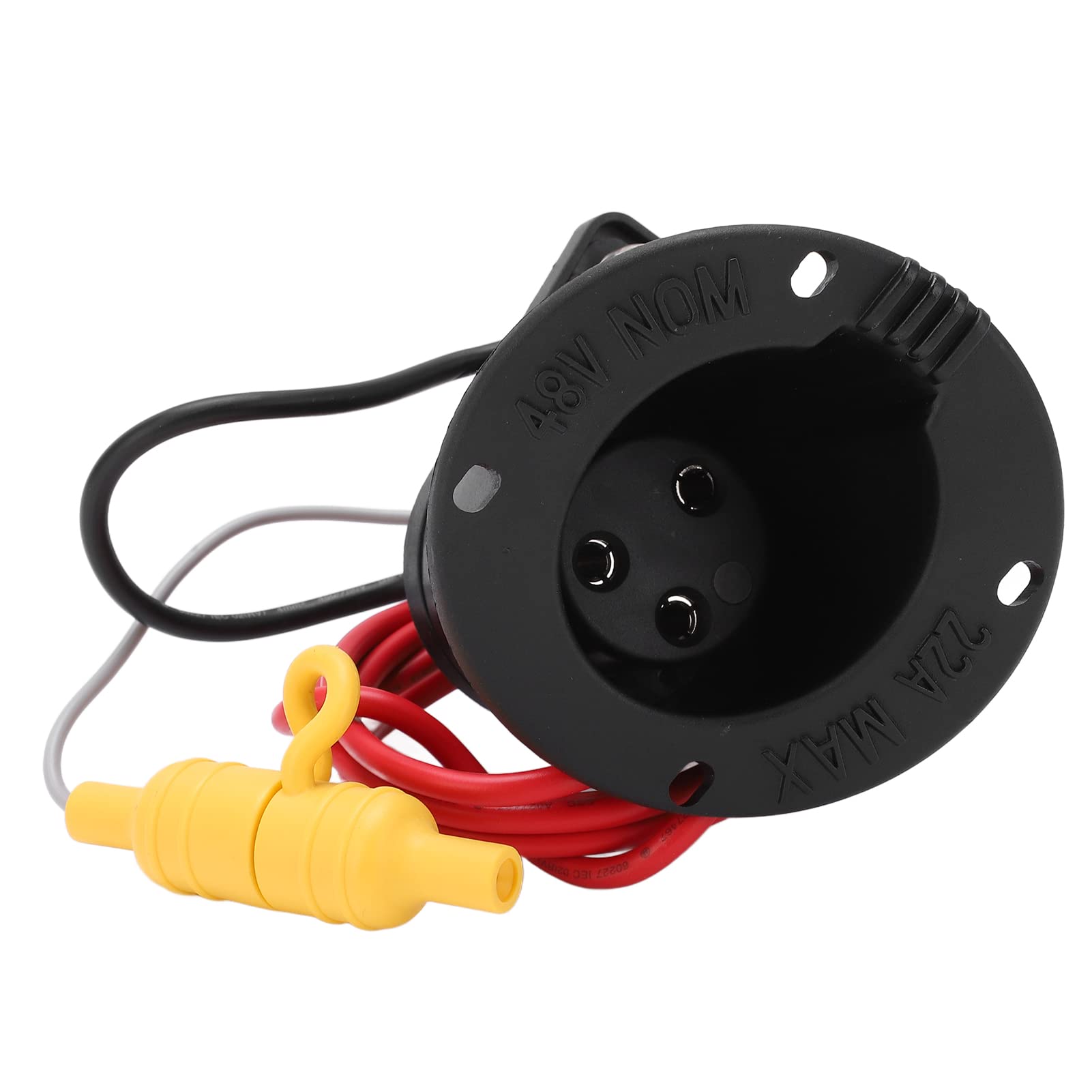 Prise de Chargeur DC 48 Volts Chargeur de Voiture Chargeur de Fusible Prise de Charge 101802101 Remplacement de L'assemblage pour Club Car DS Modèles 2000-Up