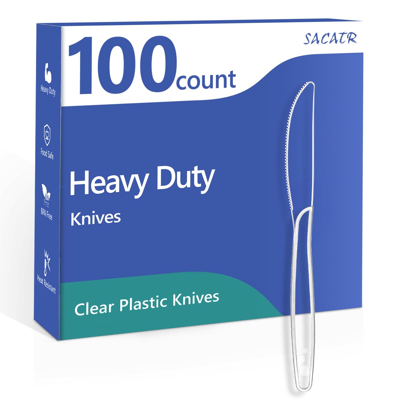 Heavy Duty Plastic Knives - 1000 Pack -9