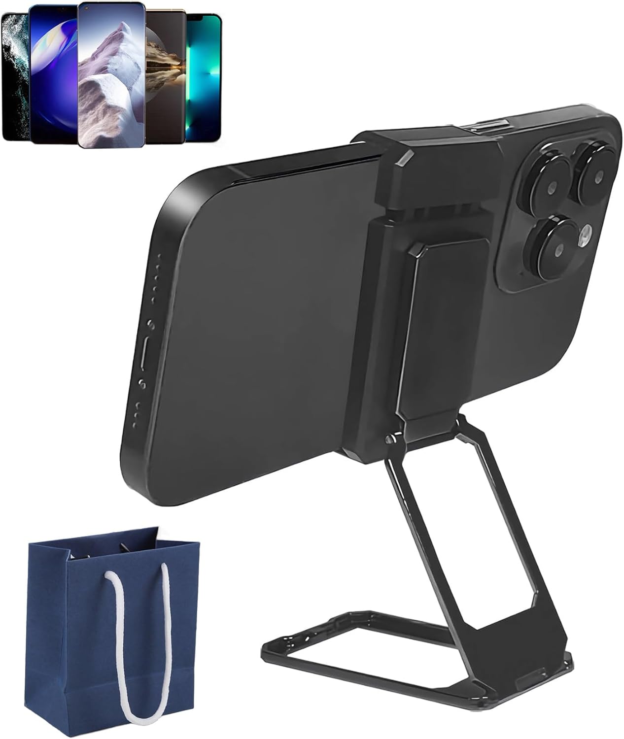 EZGHAR New Upgraded Back Clip Type 360 Folding Bracket