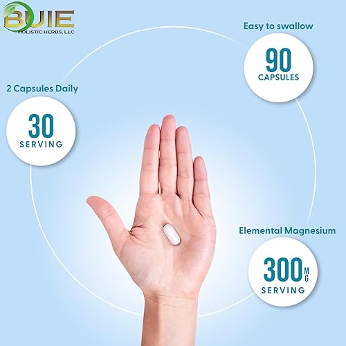 Miniatura 2 de Triple Complex Magnesium 300mg  Suplemento de glicinato de magnesio, citrato y malato de alta absorción, apoya la función muscular, el metabolismo y