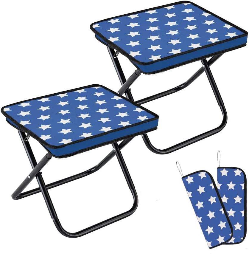Collapsible Chair Portable Folding Stool with Carry Bag, 1.35Lbs Small Foldable Adults Camp Seat for Travel/Camping/Hiking/Fishing/Picnic/Barbecue