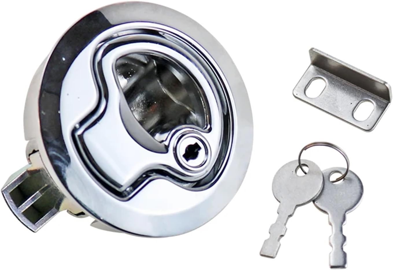 亜鉛合金フラッシュマウントプレスボタンロック RV トレーラーテント産業用パネル - キーレス屋内/屋外使用 1 個