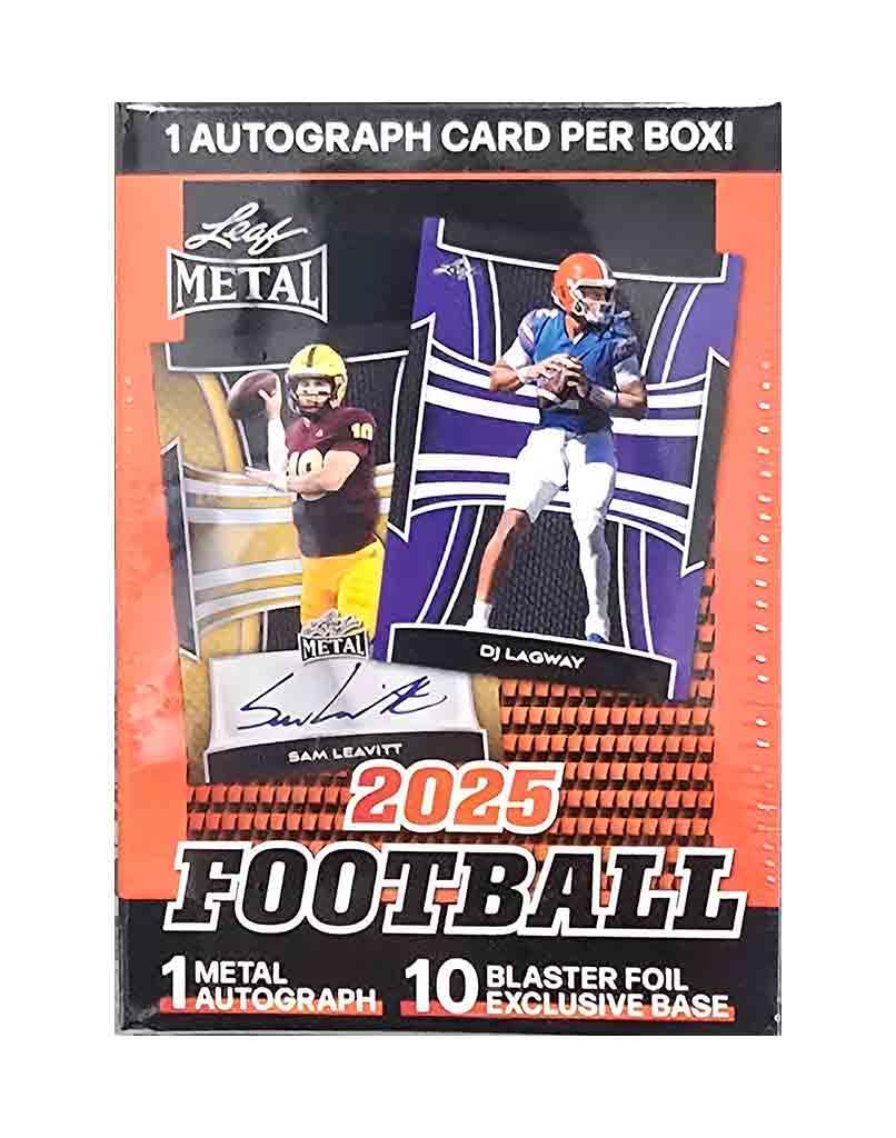 Amazon.com: 2025 Leaf Metal Football Trading Card Blaster