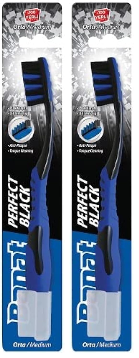 Banat Perfect Black Diş Fırçası Orta 2li paket