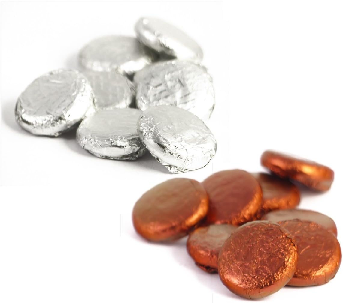 Mint & Coffee Cremes Silver Brown Foiled - Fondant Creams by Whitakers Chocolates (Pack Size: 1kg)